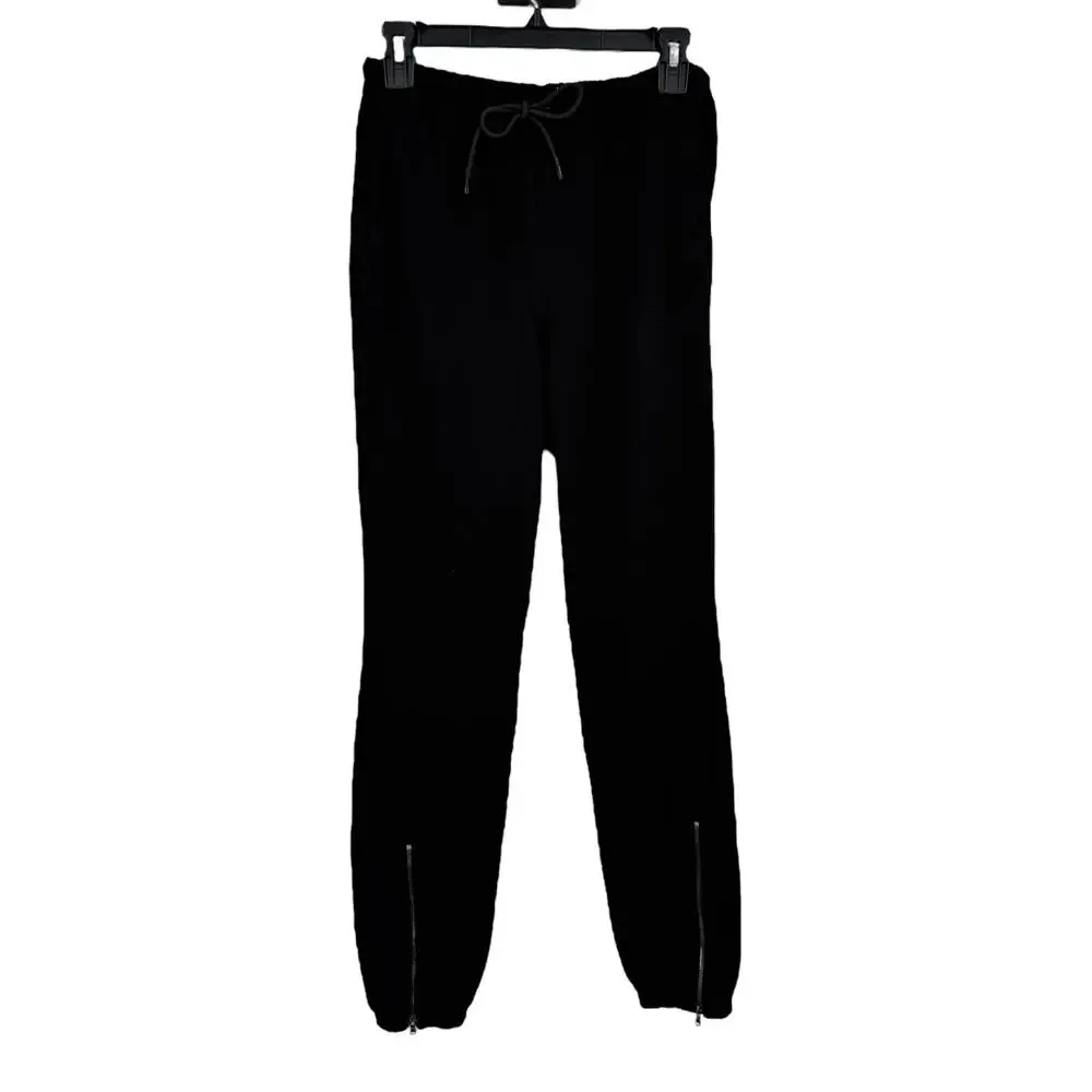 Cotton Citizen Milan zip hem jogger pants black size Small S - Picture 2 of 8